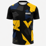 DAF Sports Round Neck Jersey Yellow Black Blue