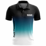 DAF Sports Polo Jersey Blue Black White