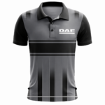 DAF Sports Polo Black Gray