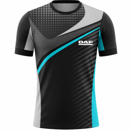 DAF Sports Round Neck Jersey Blue Black Gray