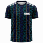 DAF Sports Round Neck Jersey Dark Gray Blue Dark Azure