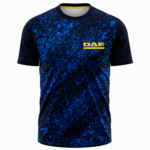 DAF Sports Round Neck Jersey Black Dark Blue