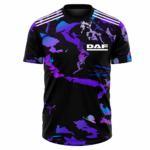 DAF Sports Round Neck Jersey Blue Black