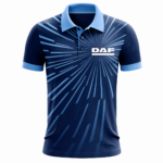 DAF Sports Polo Jersey Dark Blue