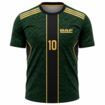 DAF Sports Round Neck Jersey Dark Green Black Yellow