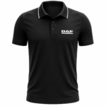 DAF Sports Polo Jersey Black
