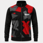 DAF Sports Jacket Black Vivid Red