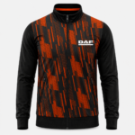 DAF Sports Jacket Black Dark Vivid Brown