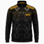 DAF Sports Jacket Black Yellow