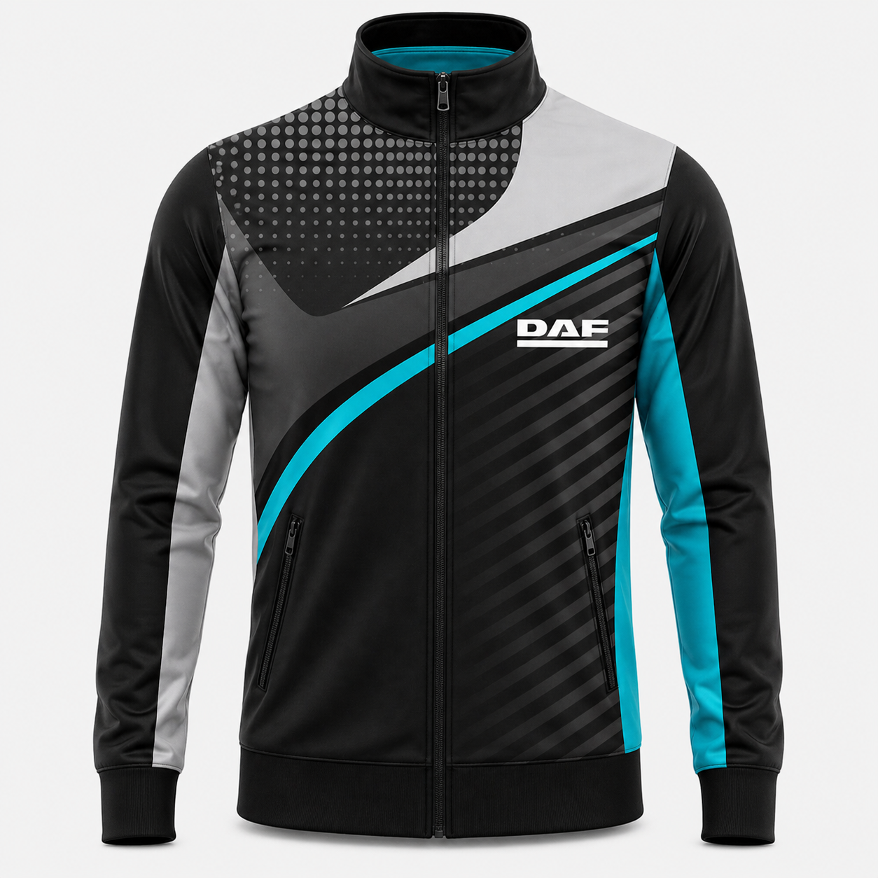 ChatGPT Image Apr 26, 2026, 12_19_45 PM DAF Sports Jacket Black Gray Vivid Blue - Image 1