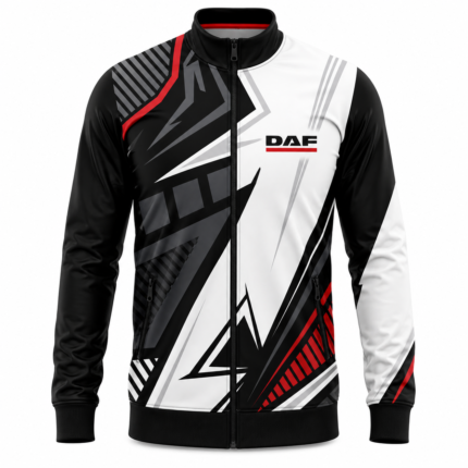 DAF Sports Jacket Black Red White