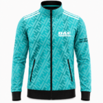 DAF Sports Jacket Black Cyan