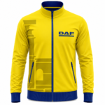 DAF Sports Jacket Dark Blue Olive Yellow